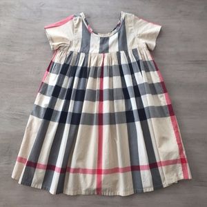 Burberry Girls Classic plaid dress